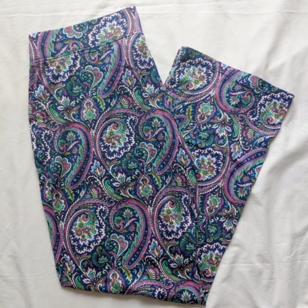 Cynthia Rowley Boho Paisley Lounge Pants L